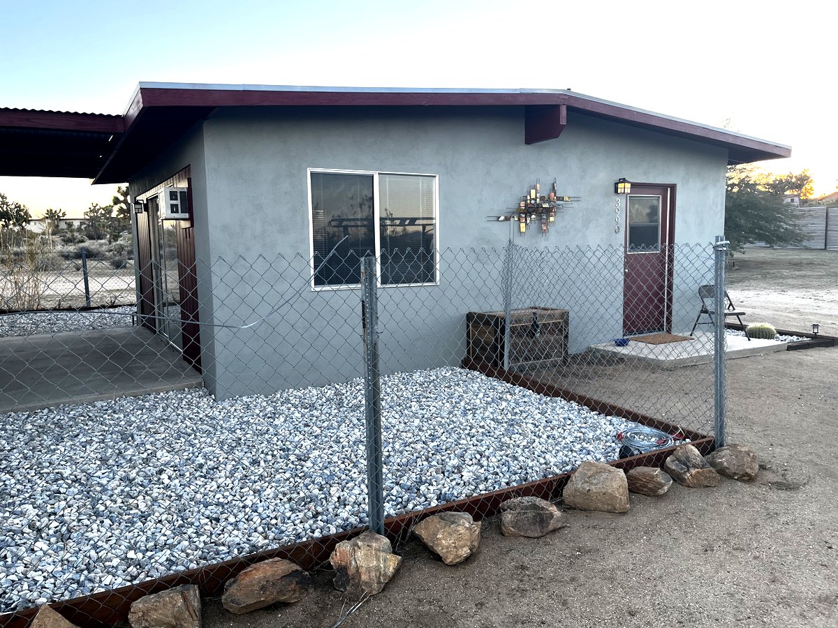 Greasewood Lane — garage conversion, exterior view